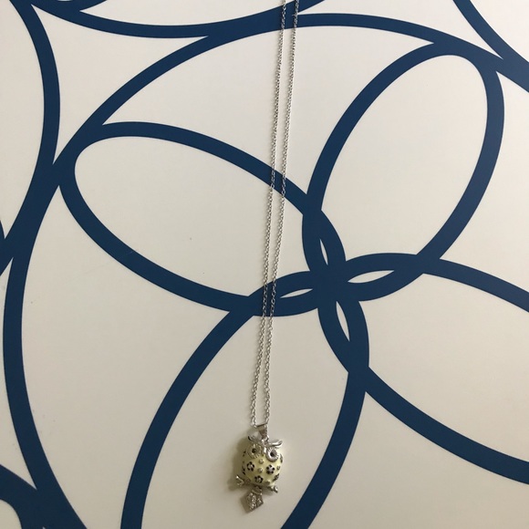 Jenna Blue Owl necklace - Picture 2 of 5